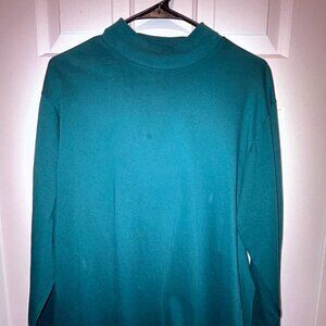 Women's large mock neck sweater